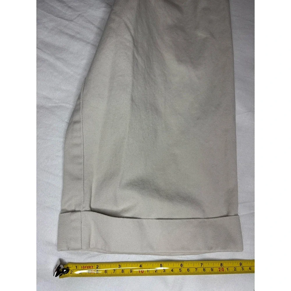 Vintage 90s Polo Ralph Lauren Hammond Pant Men 38x30 Khaki Classic Chino Pleated